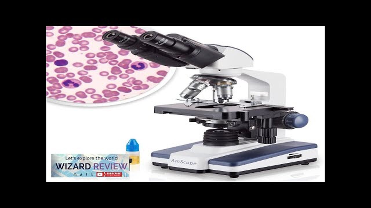 AmScope B120C Siedentopf Binocular Compound Microscope 40X-2500X Magnification Brightfield Review