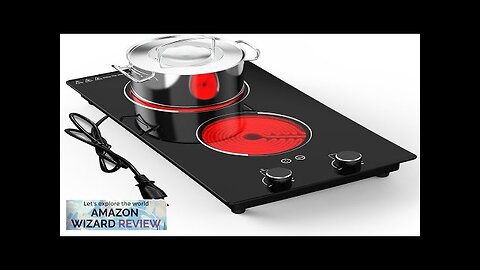 110v Electric Cooktop 2 Burners 12'' Electric Stove Top with Plug in Review