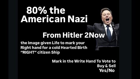 The American Nazi & Hitler an Image Given Life