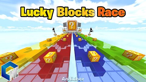 This is nothing but chaos!! Minecraft Lucky Block Race