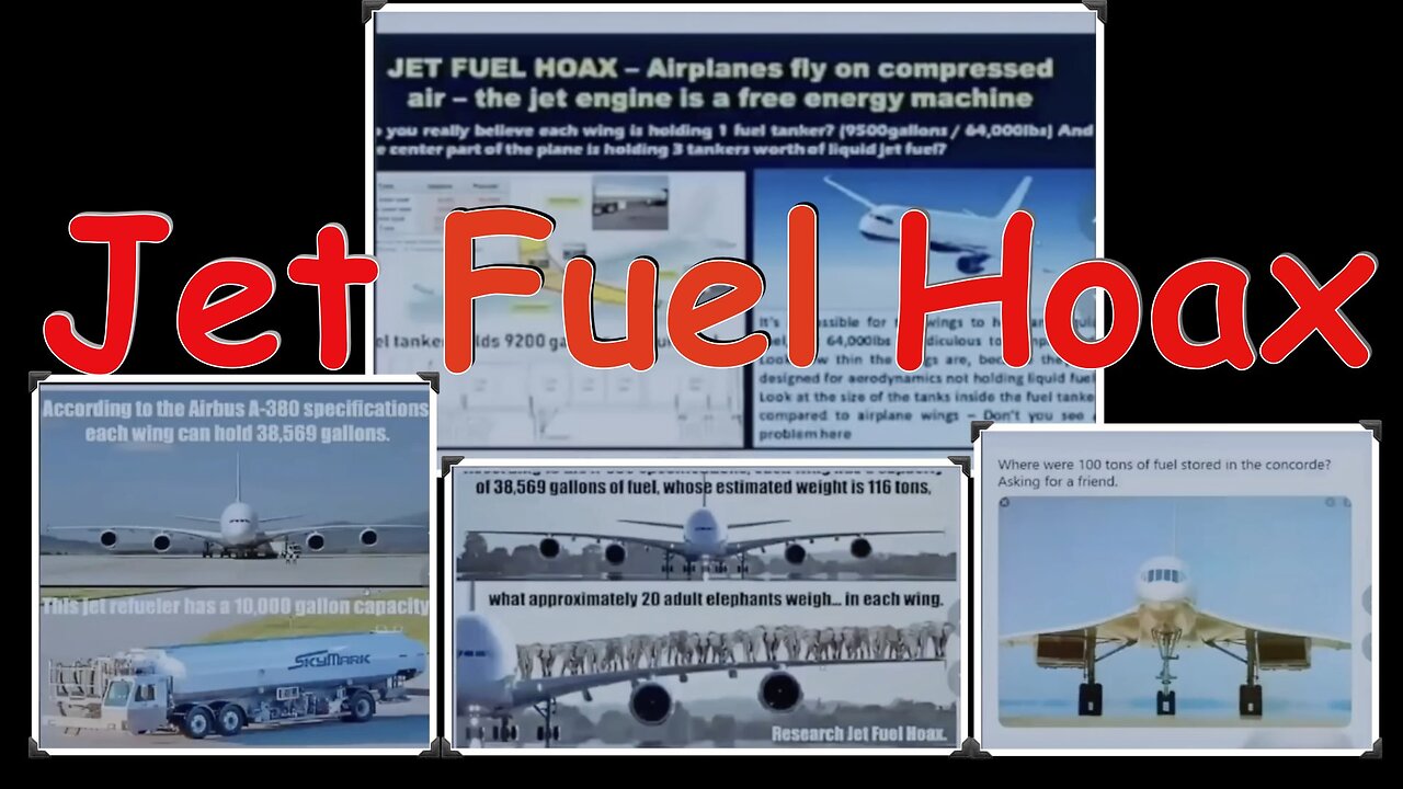 Jet Fuel Hoax : The jet engine is a free energy machine