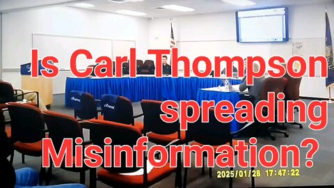 Carl Thompson Fake News ?