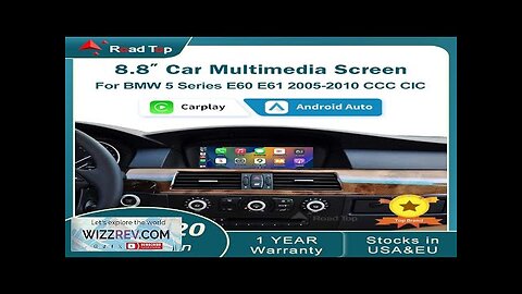 8.8' Wireless Apple CarPlay Android Auto For BMW 3 5 Series E90 Review