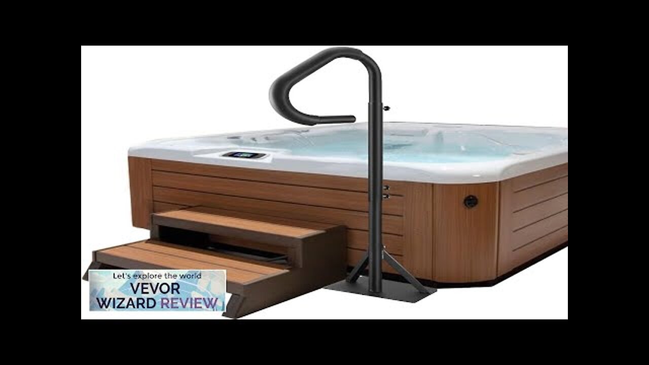 VEVOR Hot Tub Handrail 360 Rotatable Spa Side Handrail with 48"-63" Adjustable Review