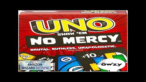 Mattel UNO Show ‘em No Mercy Game Card Kids Adults Family Review