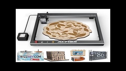 ACMER P2 20W Laser Engraver Fixed FocusEngraving at 30000mm/minUltra-silent Auto Air Assist Review