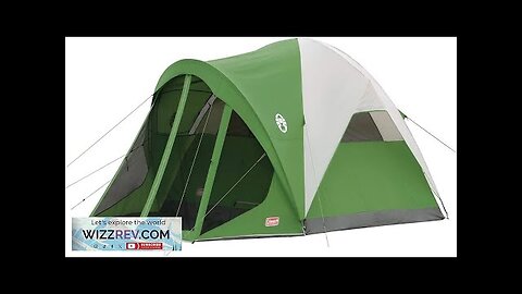 Coleman Evanston Screened Camping Tent 6/8 Person Weatherproof Tent with Roomy Interior Review