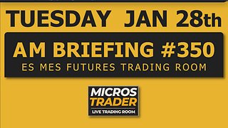 ES MES Futures Trading: Key Levels, Tips, Technical Analysis. Tuesday "AM Briefing"