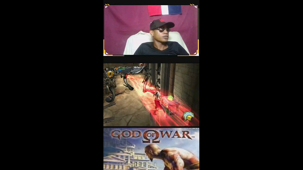 malanoche jugando god of war casi meda un ataque 🤣🤣