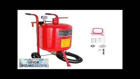 VEVOR 10Gal/40L Sandblaster Equipped w/Nozzle Shut-Off Valve Pressure Gauge Ceramic Nozzle Review