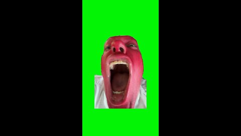 Dan Hentschel Red in the Face, Screaming | Green Screen