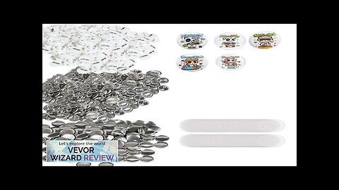 VEVOR 1" 25mm Button Badge Parts Supplies for Button Maker Machine 500 Review