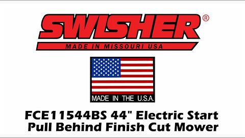 FCE11544BS - Swisher 11.5 HP 44" 12V Finish Cut Trail Mower