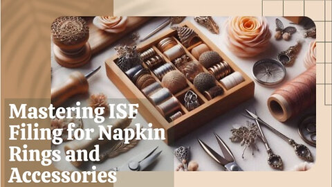 Unlock the Secrets of Filing ISF for Napkin Rings and Accessories