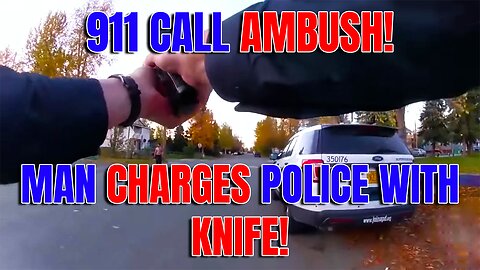 Man Calls 911 to Lure Police, Charges with Knife, and is Fatally Shot – Shocking #Bodycam #Footage