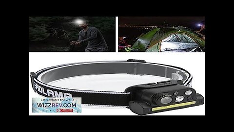 XPG+COB 4 Modes Zoomable Headlamp Waterproof Multi-functional Type-c Charging Headlight Review