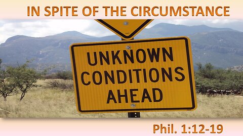 In Spite of Circumstances, Pastor Roy Smith, 02-05-2025