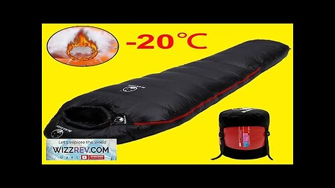 Very Warm White Goose Down Filled Adult Mummy Style Sleeping Bag Fit Review