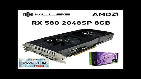 MLLSE Placa De Video AMD Radeon RX580 8GB GDDR5 Graphics Card 256-bit Review