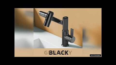 Multi-function Basin Faucet with LED Digital Display 360 Rotation Stream Sprayer Hot Review