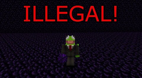 Obsidian farm so easy it's ILLEGAL!