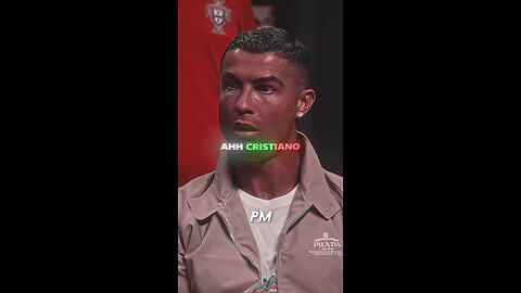 Ronaldo talks about how important it is to be yourself.