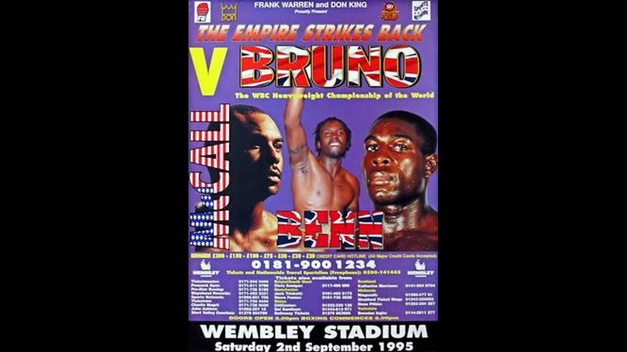 Oliver McCall vs Frank Bruno - Sep 02 1995 - Wembley Stadium