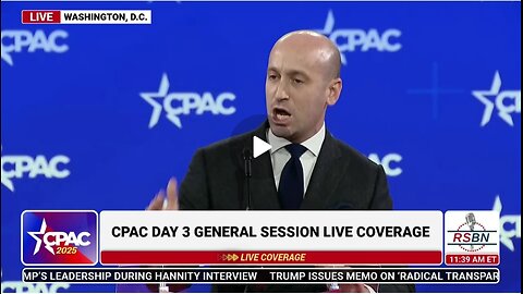 FULL SPEECH: Stephen Miller Delivers Remarks at CPAC 2025