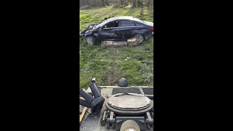 CVRT Striker climbing a car