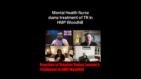 Reaction Mental health nurse Julia Taylor on the treatment of Stephen Yaxley Lennon