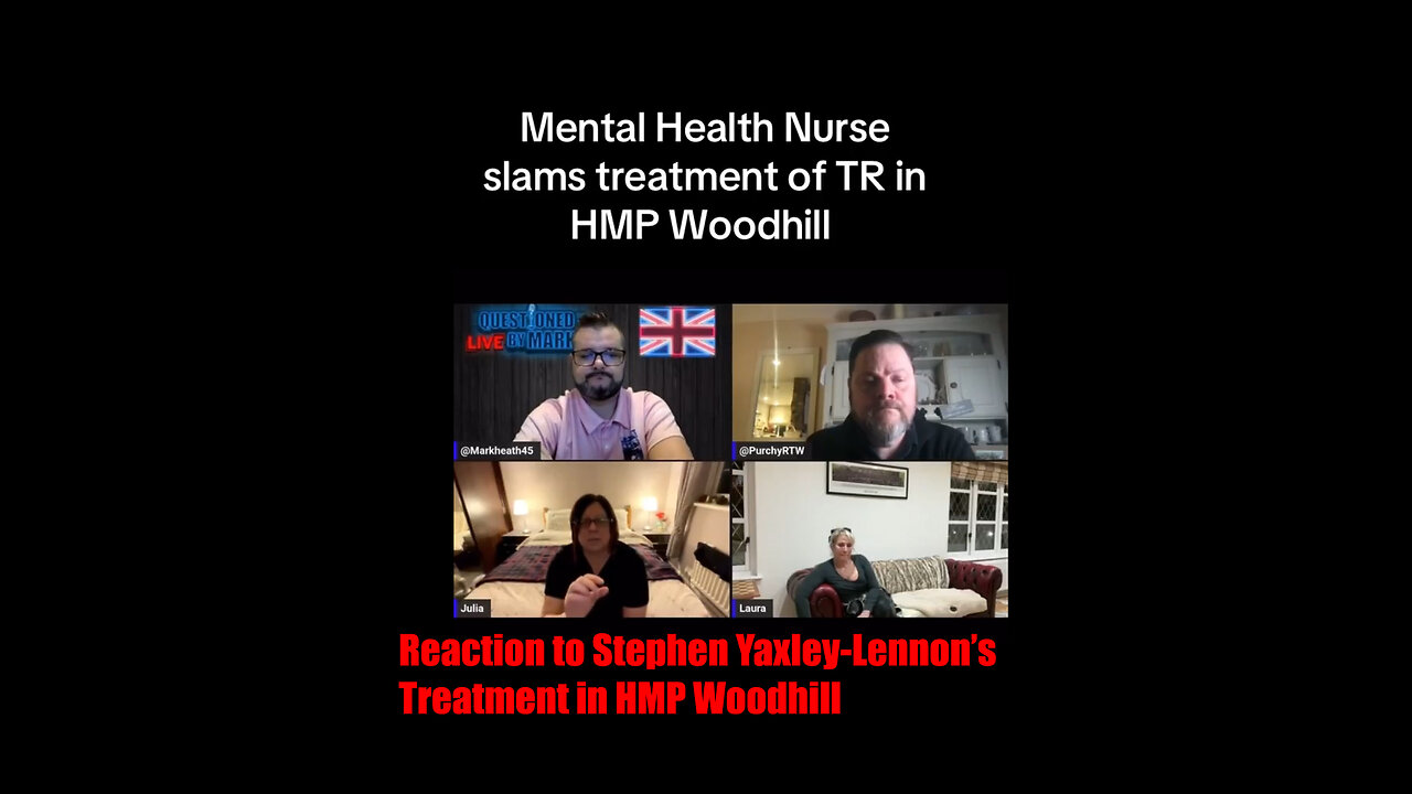 Reaction Mental health nurse Julia Taylor on the treatment of Stephen Yaxley Lennon