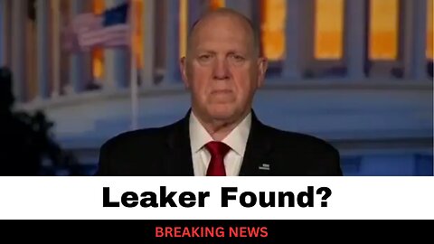 Tom Homan Makes Big Revelation About ICE Raid Leaker