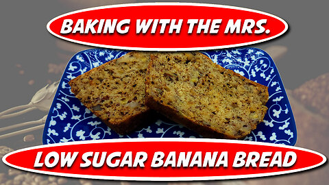 Warm Banana Bread & Frozen Banana Prep Baking with the Mrs Healthy Low Sugar