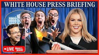 🚨White House Press Briefing LIVE Right Now! Trump Press Secretary Takes FLAMETHROWER to Fake News🔥