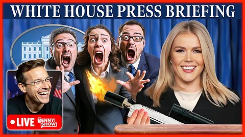 🚨White House Press Briefing LIVE Right Now! Trump Press Secretary Takes FLAMETHROWER to Fake News🔥