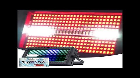 MINI Strobe RGB LED 8+4 Segements Horse Racing Home Party DMX Control Review