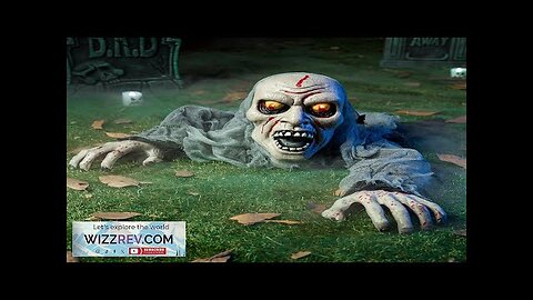 JOYIN Halloween Decorations Outdoor Light-Up Zombie Groundbreaker with blpodstain and Creepy Review