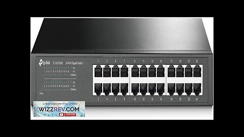 TP-Link 24 Port Gigabit Ethernet Switch Desktop/ Rackmount Plug & Play Shielded Review