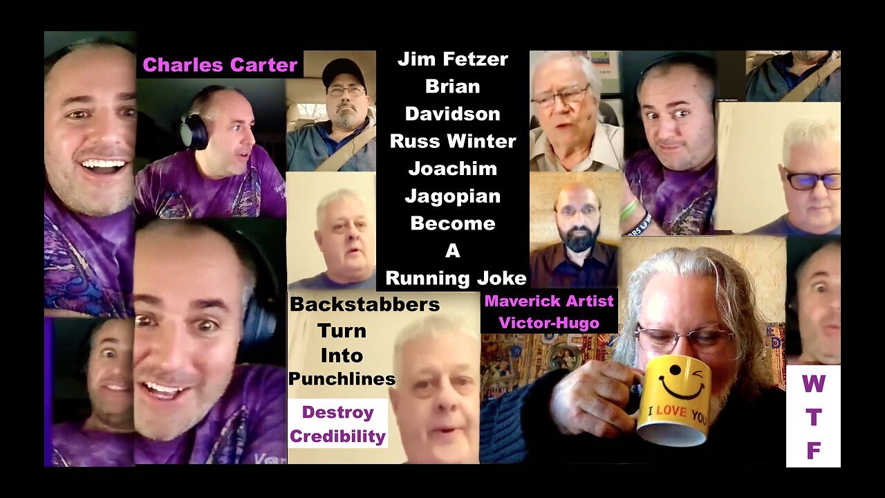 Disgraced Jim Fetzer Brian Davidson Joachim Jagopian Russ Winter Become Joke Punchlines For Comedian