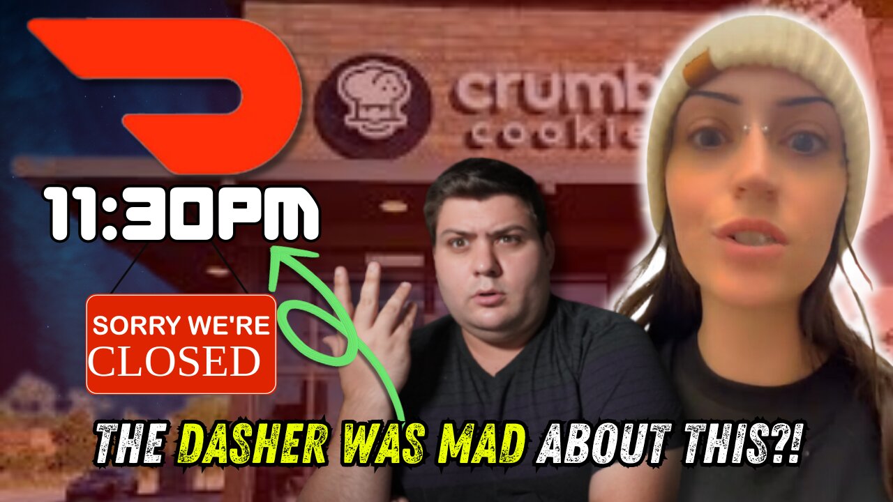 Crumbl Cookie Manager EXPOSED Doordash Driver for Getting Mad About Store Closure! UberEats Grubhub