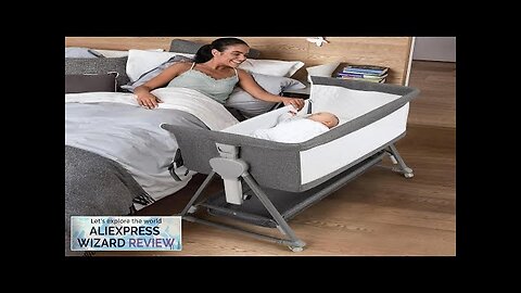 Baby Bassinet Beside Sleeper for Baby Easy Folding Bedside Bassinet with Storage Review