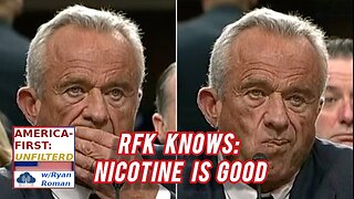 RFK Jr. CAUGHT Chewing Nicotine During Senate Confirmation Hearing + Truth Behind Nicotine | AFU