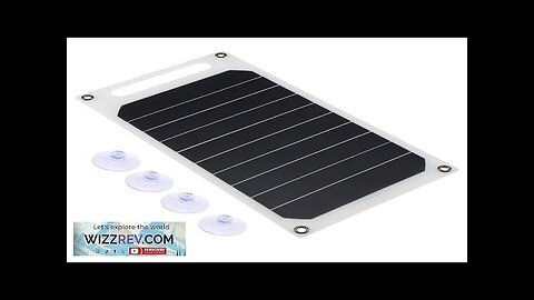 Excellway Portable Solar Panel Charger 10W Power Bank with 5V USB Output Review