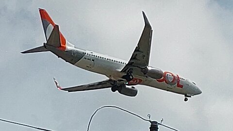 Boeing 737-800 PR-GUC coming from Brasília to Fortaleza