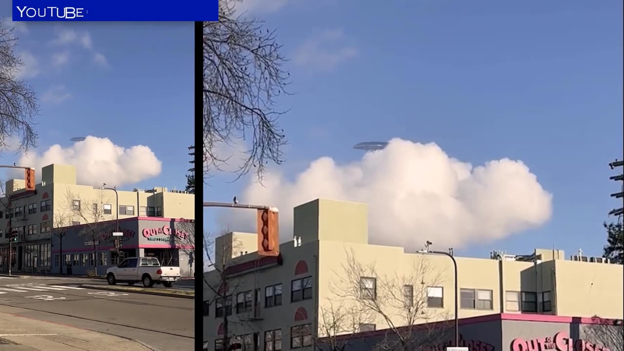 Des UFOs se cachent dans les nuages en Californie Des OVNIs atterrissent dans un village au Brésil