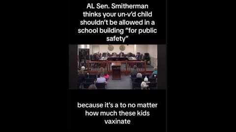 Alabama Senator thinks unvaccinated kids shouldn't attend public school buildings