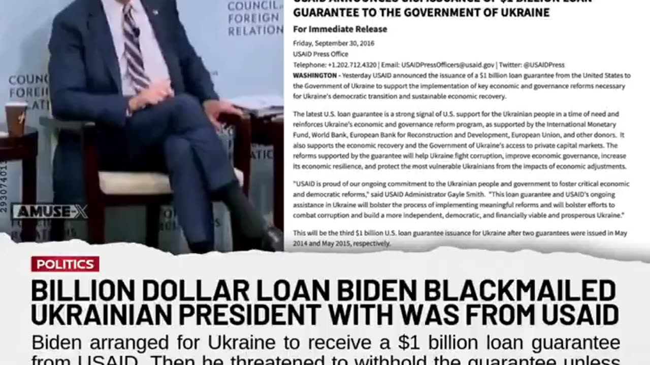 Biden Usaid ukraine firing prosecutor