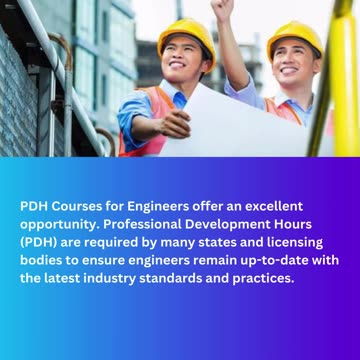 PDH Courses for Engineers