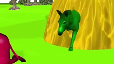 Paint Animals Lion Tiger Gorilla Cow Elephant #shorts #paintanimals