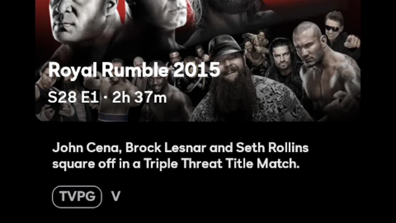 WWE Royal Rumble